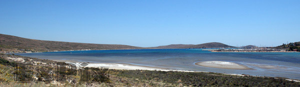 kitesurf area ,the bay at Cesme in Turkey