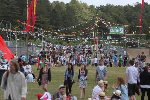 students entering the main site