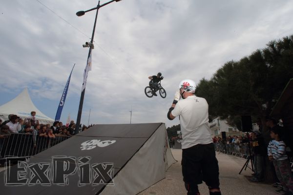 BMX demo at mondial du vent