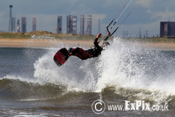 Junior rider, british Kitesurfing Championship Redcar