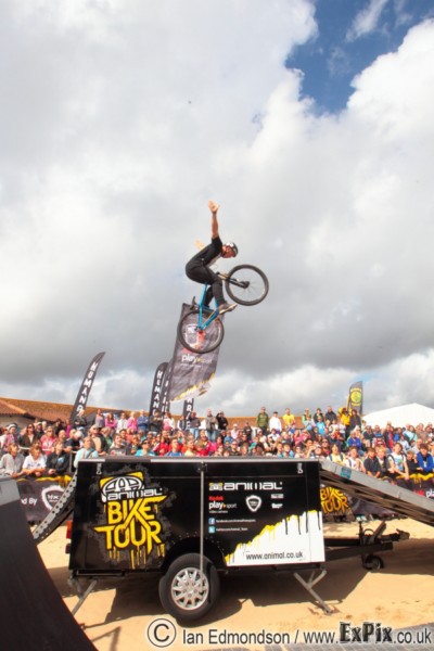 Blake Samson animal bike rider windfest