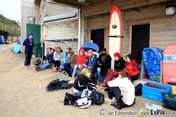 the SKA girls take a break