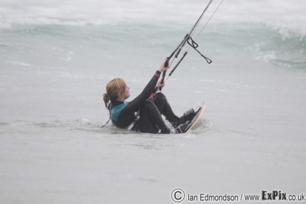 water start for SKA student at watergate bay 