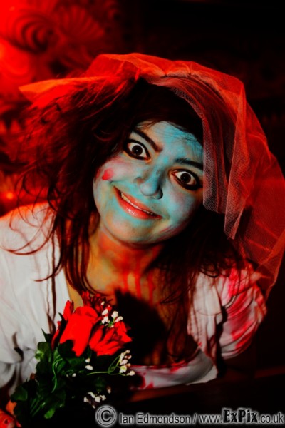 scary SKA bride theme