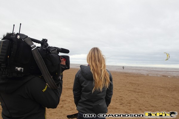 BBC film Hannah whiteley watching her father Pete