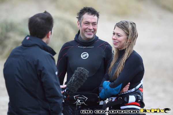 Whiteley's discuss family kiting
